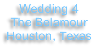 Wedding 4 The Belamour Houston, Texas